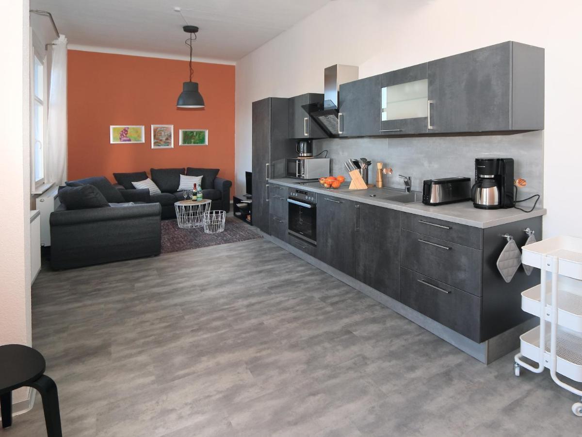 Moderne Ferienwohnung In Alter Villa Georgenthal  Luaran gambar