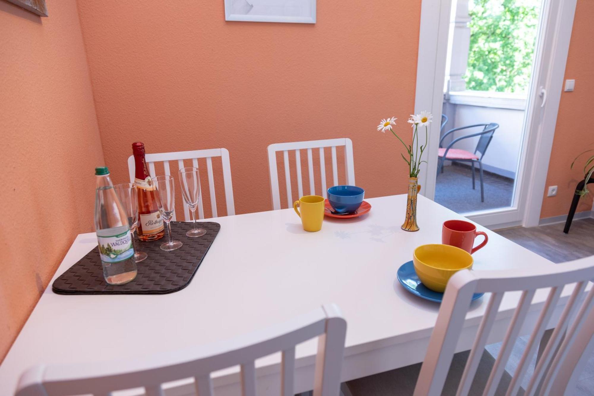 Moderne Ferienwohnung In Alter Villa Georgenthal  Luaran gambar